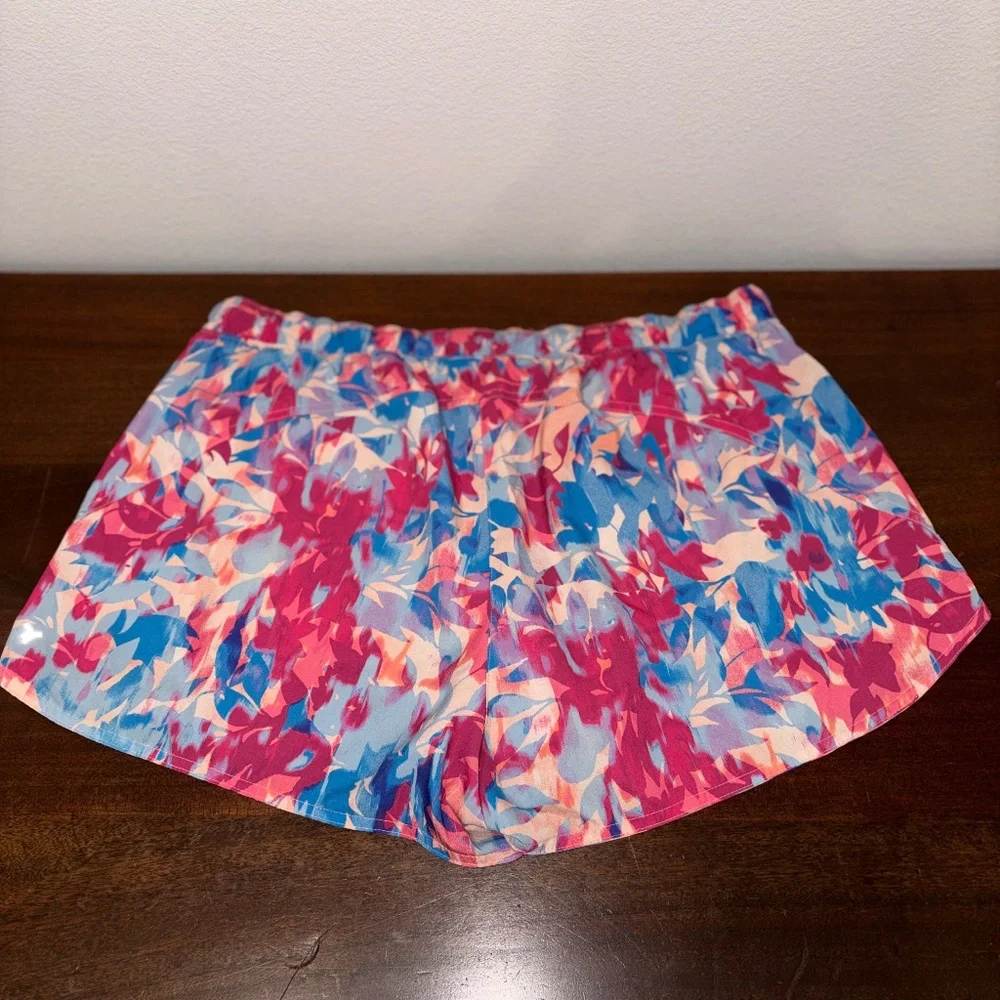 Old Navy StretchTech Quick Dry Athletic Shorts - Pink & Blue, XL